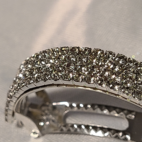 Crystal Rhinestone Barrette - Picture 2 of 3